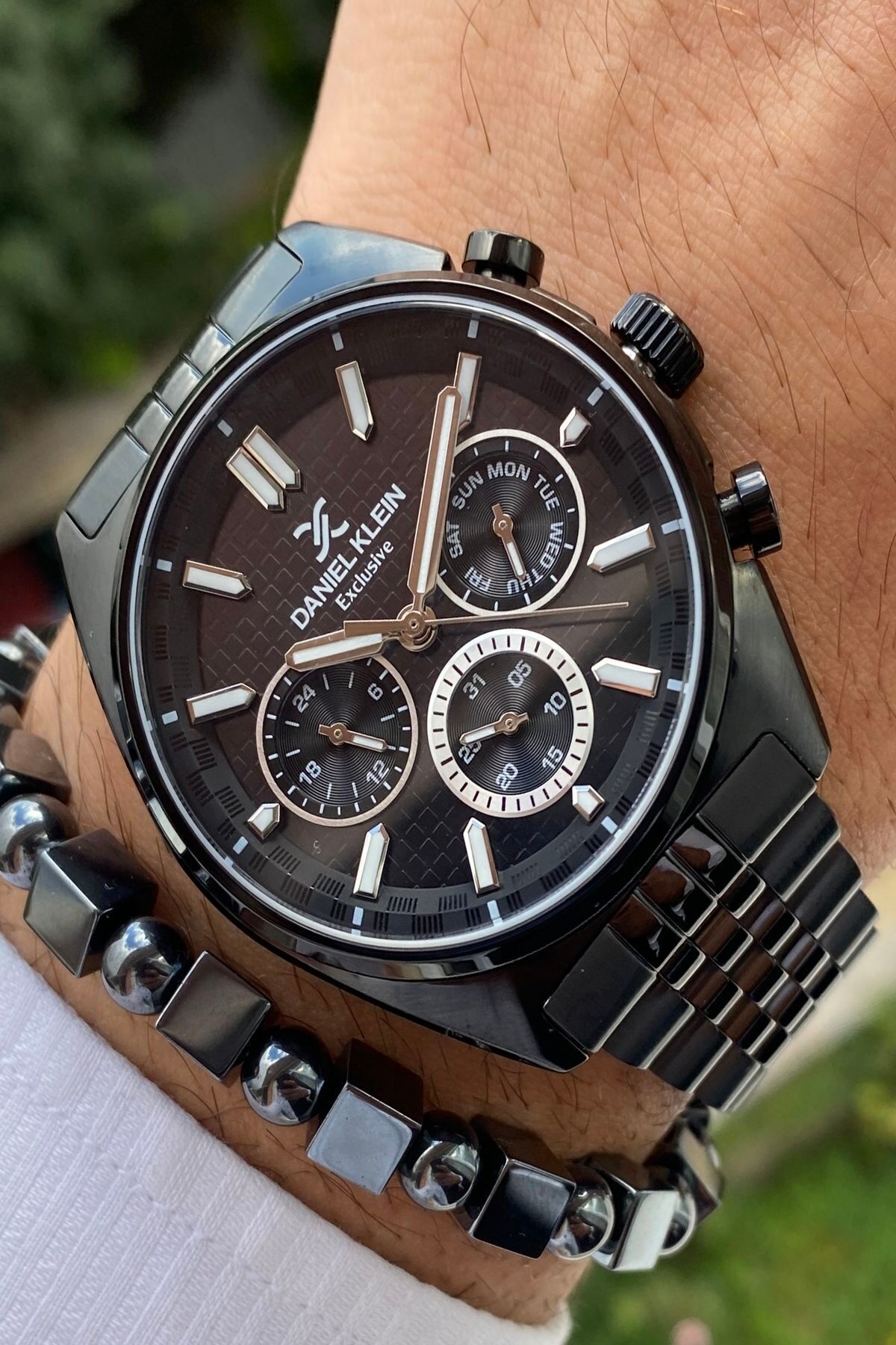 Yeni Sezon Paslanmaz Çelik Kordon Erkek Kol Saati 3 Atm Su Geçirmez+bileklik Hediyeli