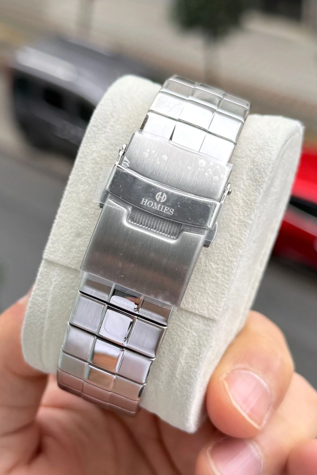 HOMİES MARKA ÇELİK ERKEK KOL SAATİ (KUTU,POŞET VE GARANTİ BELGESİ)