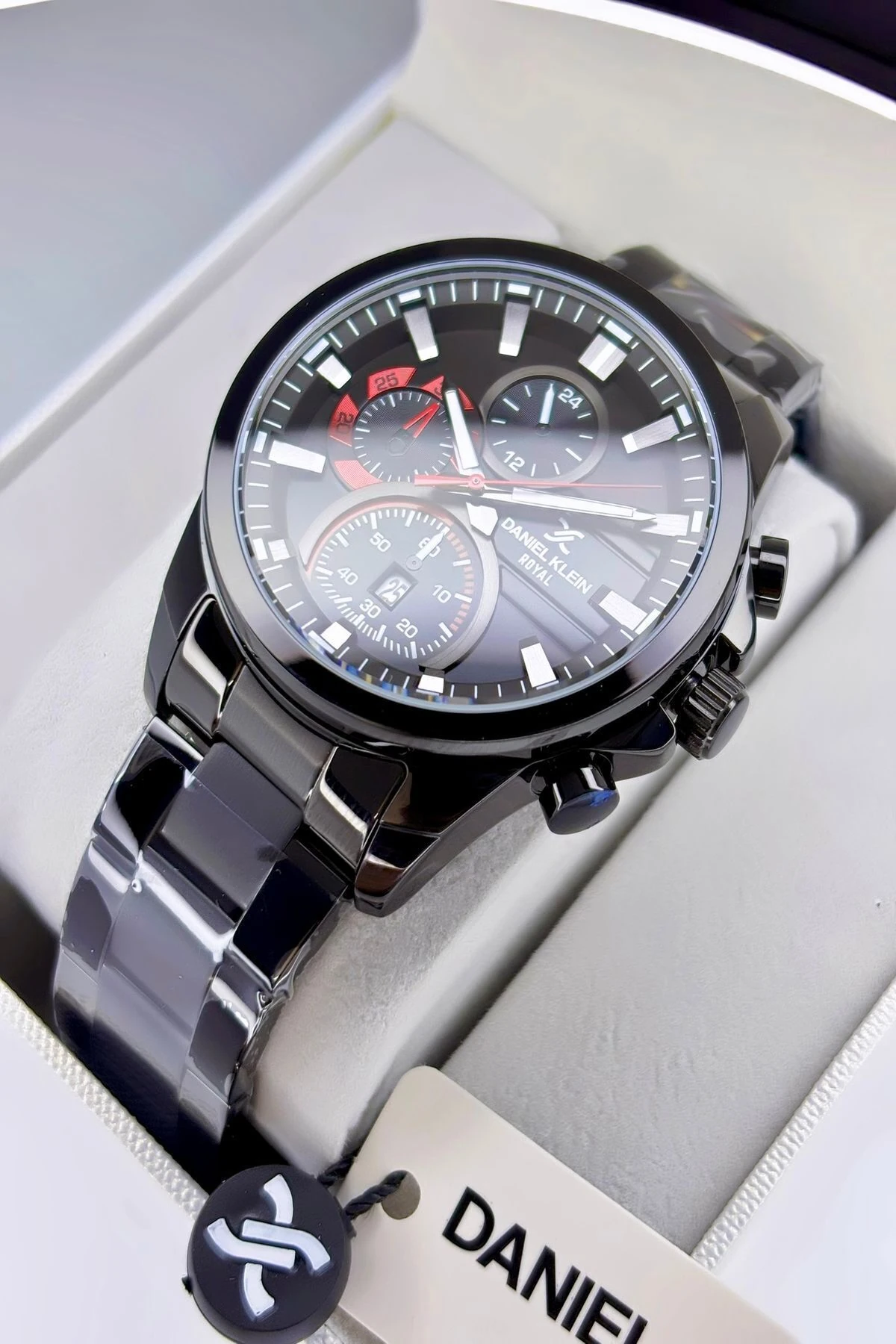 Marka Su Geçirmez Gümüş Renk Çelik Kordon Erkek Kol Saati Bileklik