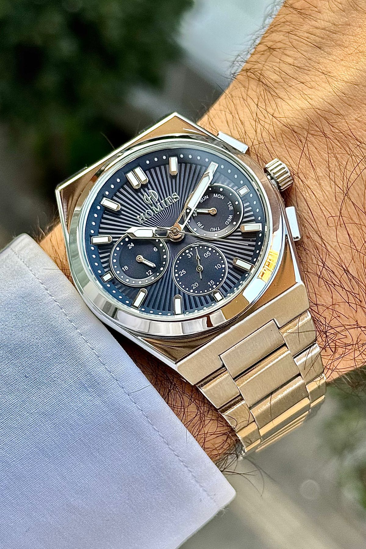 Erkek Kol Saati Orjinal Hediyelik Kutusu ve Bileklik Hediyeli Tüm Foksiyonları Çalışır.HMBSR83G494