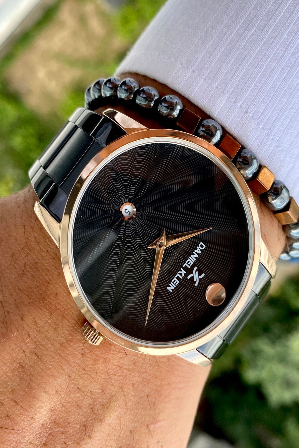 Çelik Kordon Erkek Kol Saati+bileklik