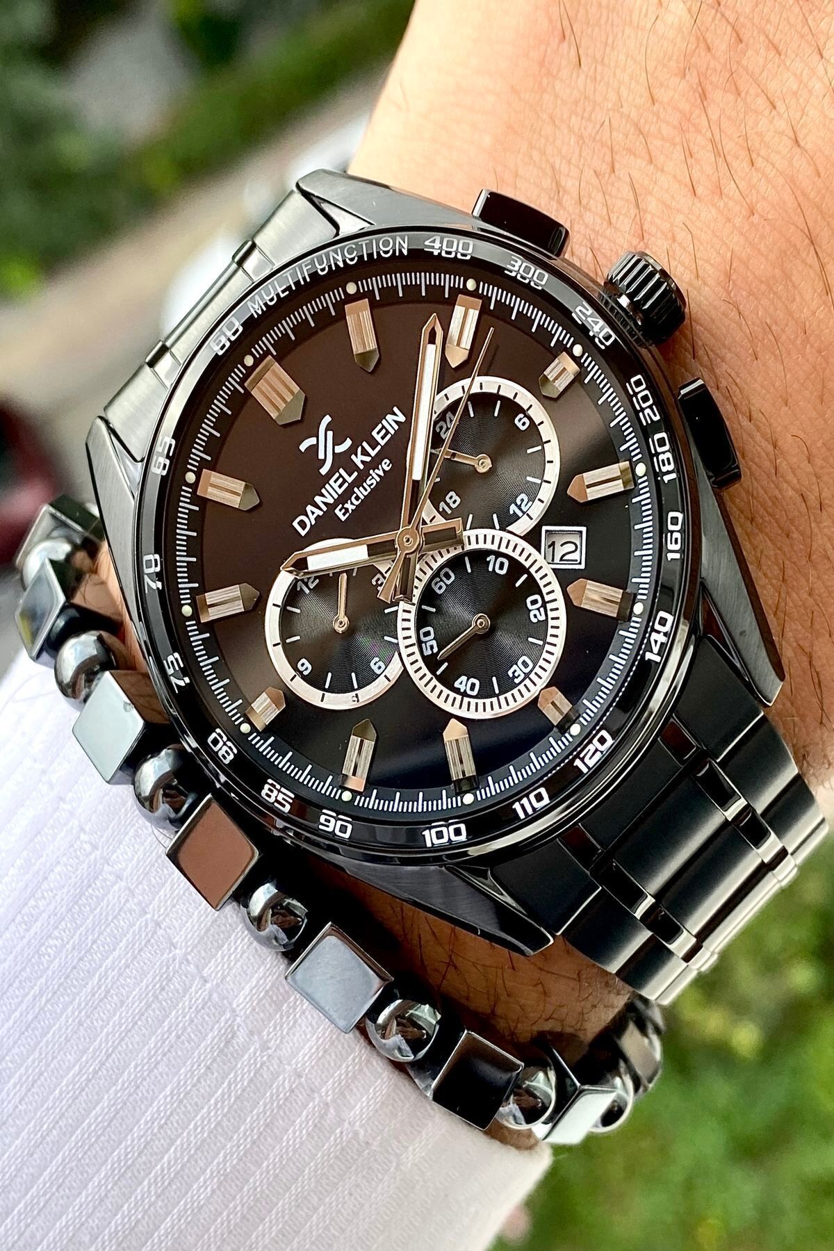 Paslanmaz Çelik Kordon Erkek Kol Saati+3 Atm Su Geçirmez 2 Yıl Garantili