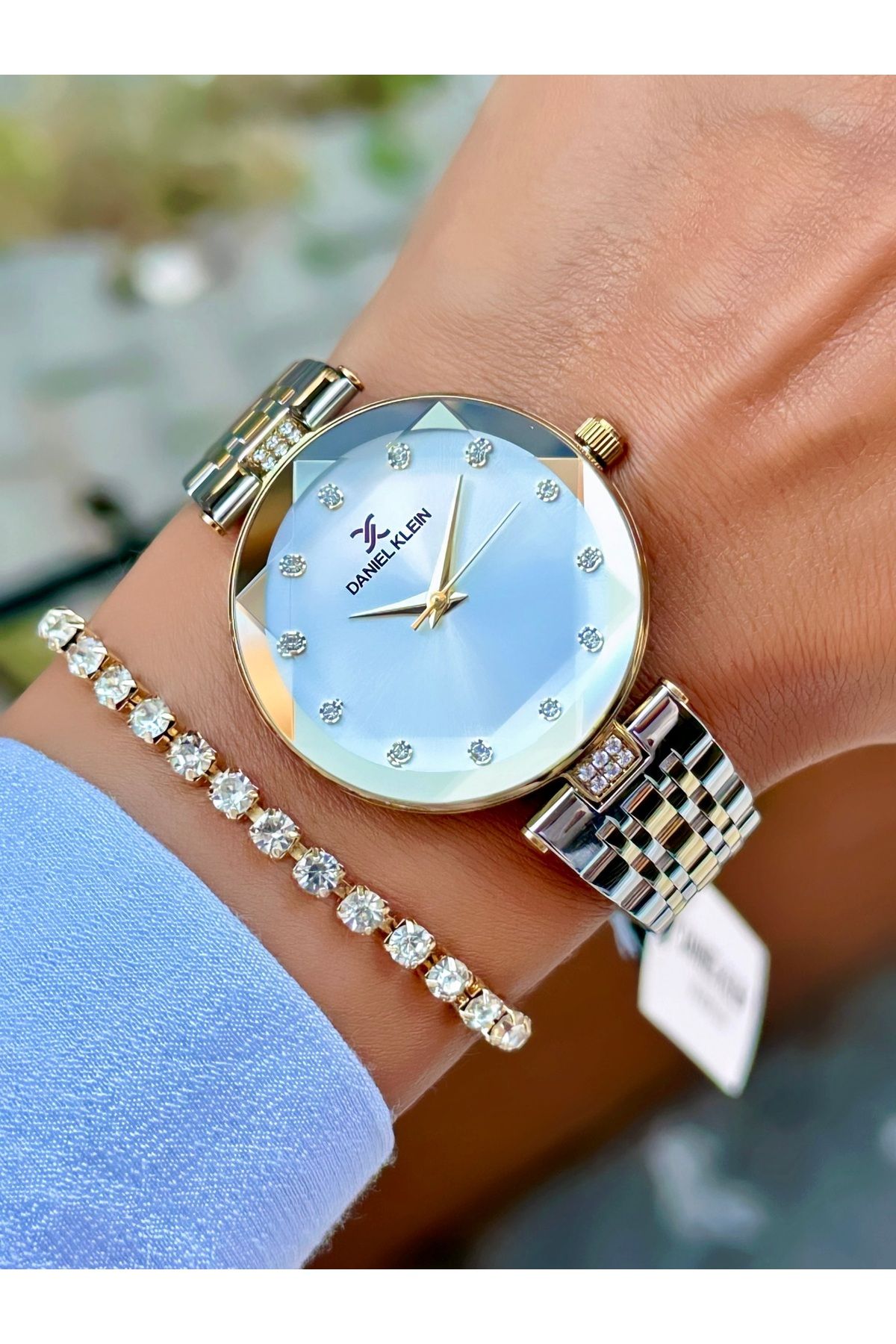 Çelik Kordon Kadın Kol Saati 3atmresistant 2 Yıl Garantili Bileklik Hediyeli(DK94239)