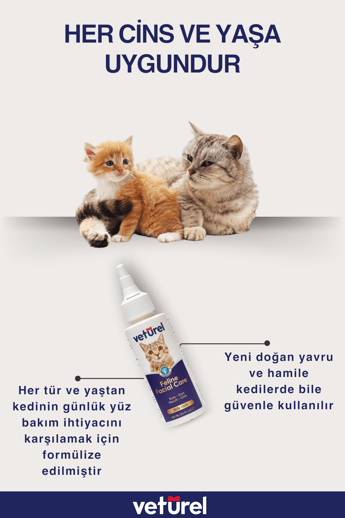 Kedi Aknesi Pati Bakımı Kedi Tüy Sağlığı Kedi Pati Temizleme Pati Temizleyici 300ml Kedi Yüz Bakımı