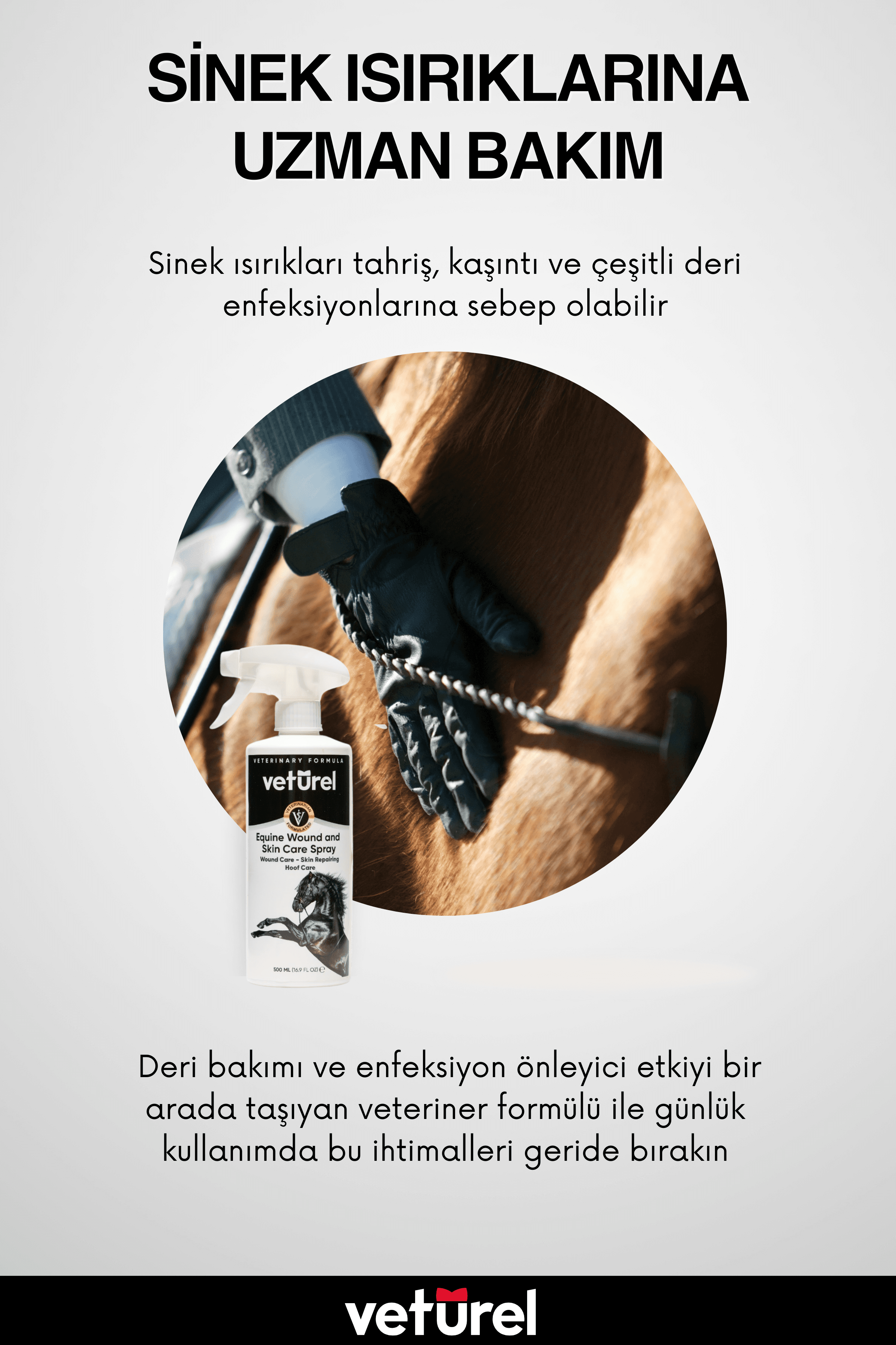 At Yara ve Deri Bakım Binicilik Tımar Tahriş Tırnak Nal Çakımı Enfeksiyon At Bakımı1000ml Refill