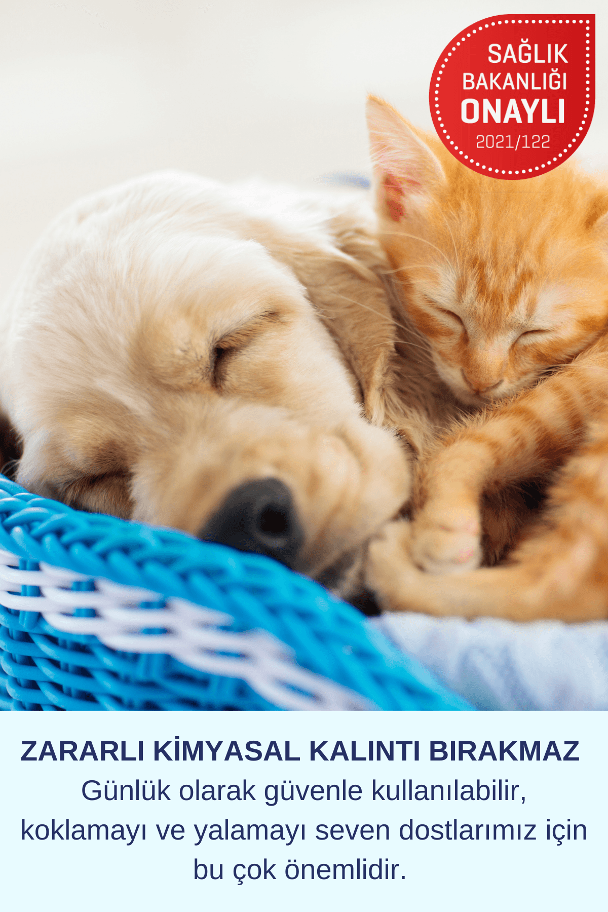 Pet Antibakteriyel Hipoalerjenik Hijyen Spreyi 750mL ve Pati Tüy Temizlik ve Koku Giderici 300mL Set