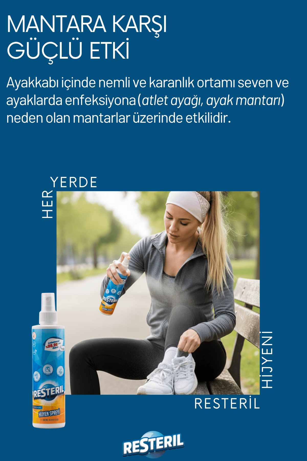 Ayakkabı Koku Giderici Ayakkabı Deodorantı Antifungal Parfümsüz Dezenfektan Sprey 200ml