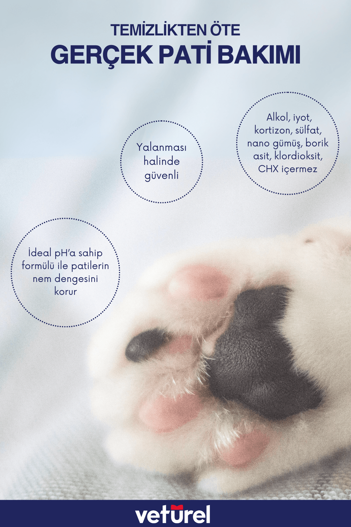 Köpek Pati Temizleme Köpek Ağız Kokusu Köpek Sağlık Pati Tüy Bakım 300ml - Ağız ve Diş Bakım Spreyi