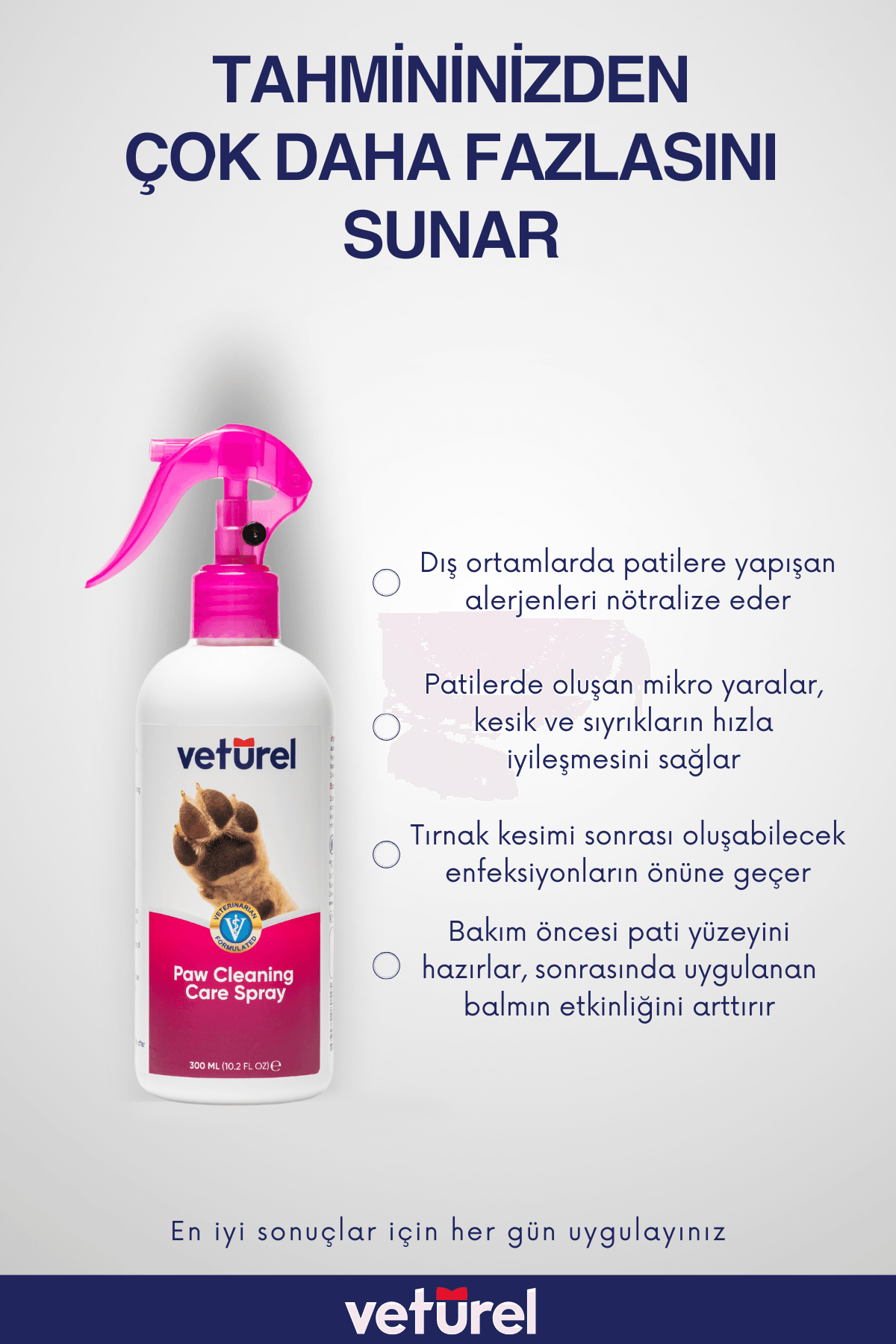 Köpek Pati Temizleme Kedi Pati Temizleyici Koku Giderici Kir Enfeksiyon Tüy Bakım Spreyi Refill