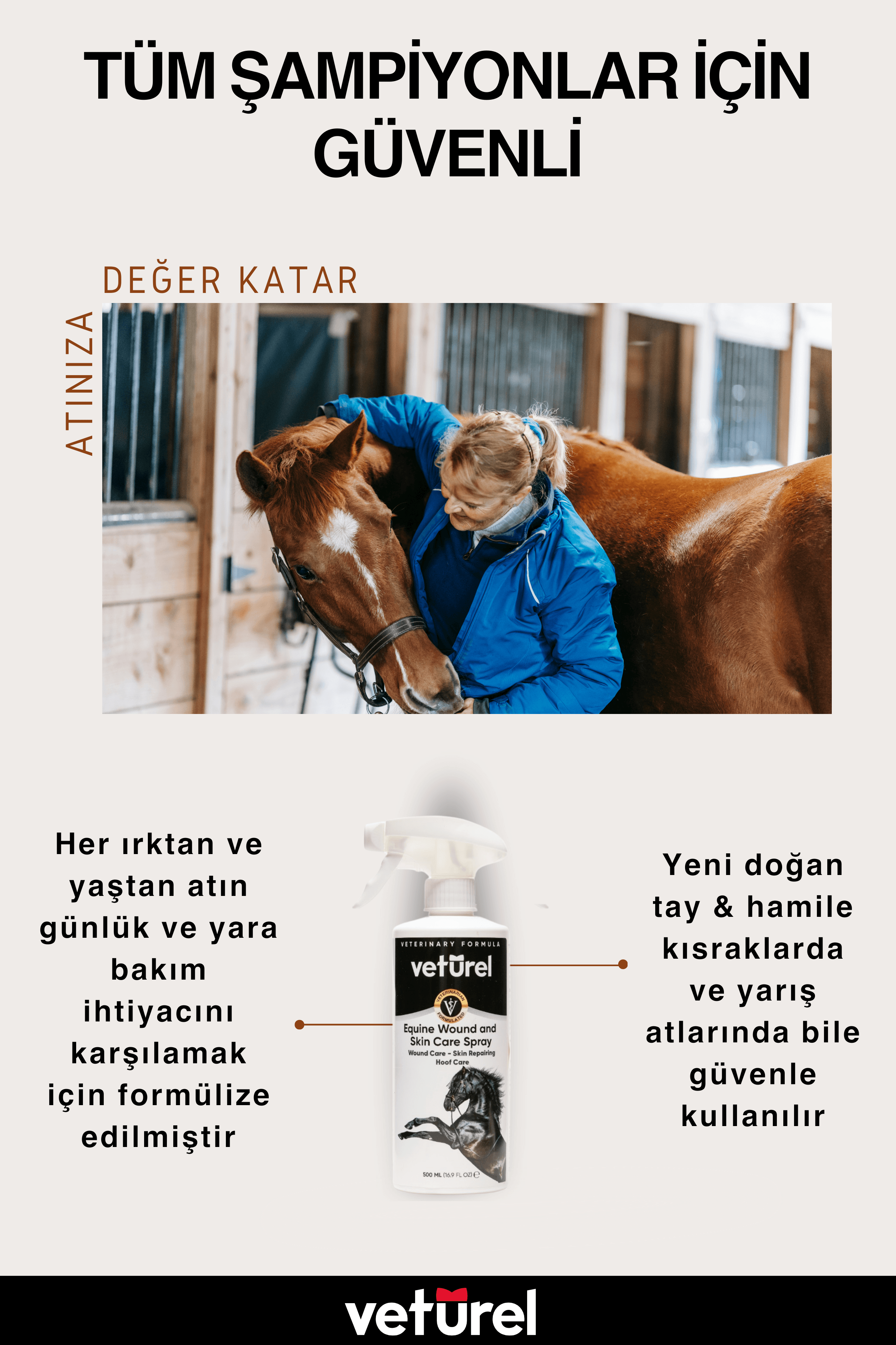 At Yara ve Deri Bakım Binicilik Tımar Tahriş Tırnak Nal Çakımı Enfeksiyon At Bakımı1000ml Refill