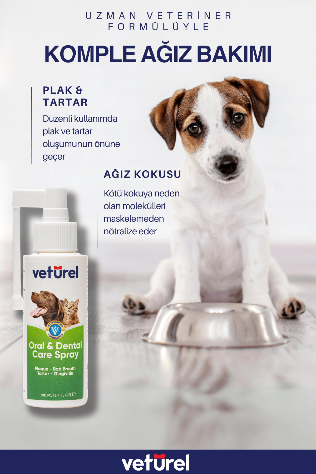 Kedi göz damlası köpek ağız kokusu kedi dis macunu Ağız Diş Bakım Spreyi - Göz Bakım Solüsyonu Set