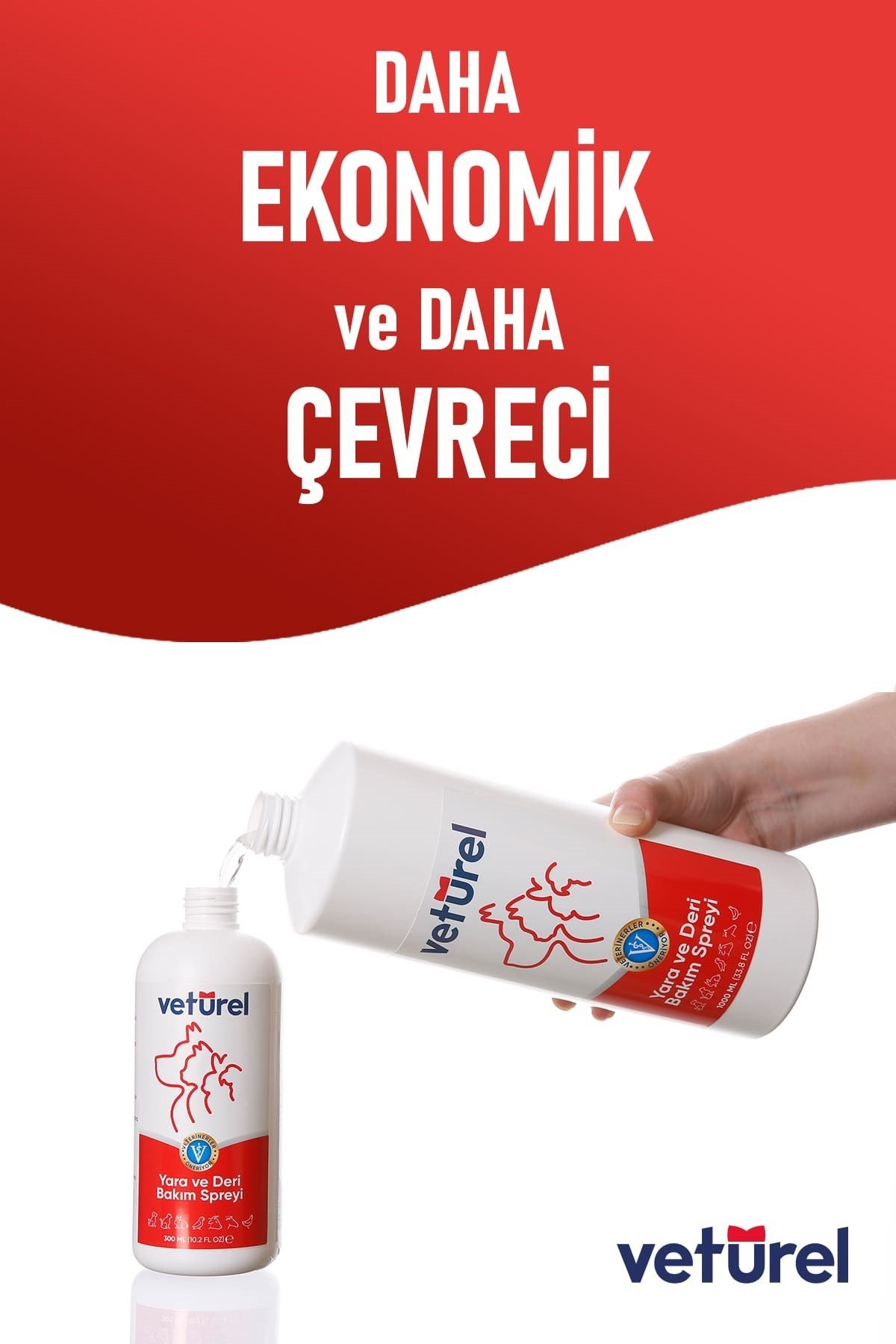 Kedi Köpek Yara Bakımı Kaşıntı Kızarıklık Tahriş Enfeksiyon Rahatlatıcı Hipokloröz Bakım Seti