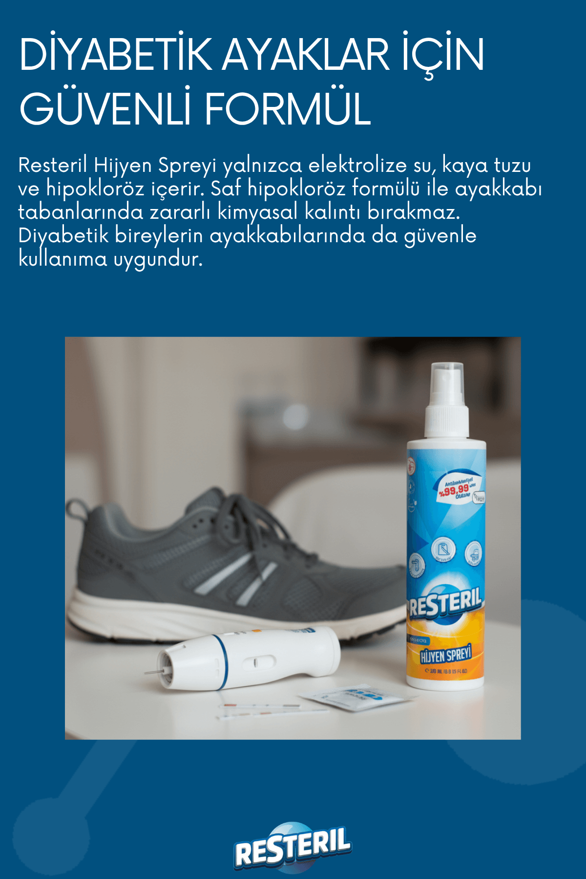 Ayakkabı Koku Giderici Ayakkabı Deodorantı Antifungal Parfümsüz Dezenfektan Sprey 200ml