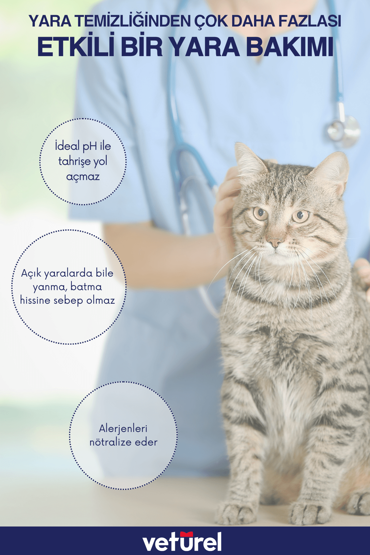 Kedi Köpek Yara Deri Günlük Bakımı Saf Hipokloröz Yanık Kızarıklık Tahriş Hot Spot Yara Spreyi 300ml