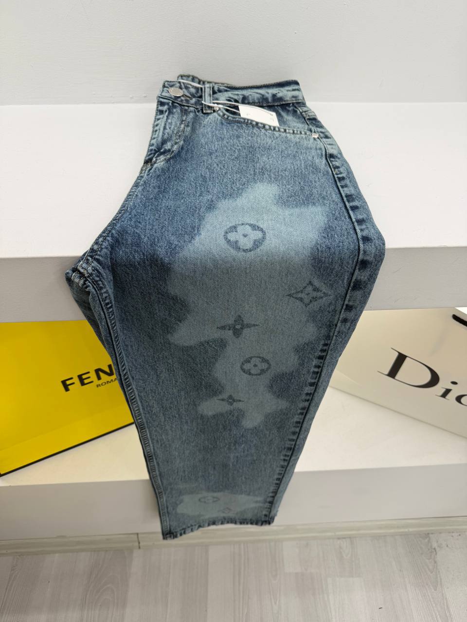 İthal Louis Vuitton Kot Pantolon