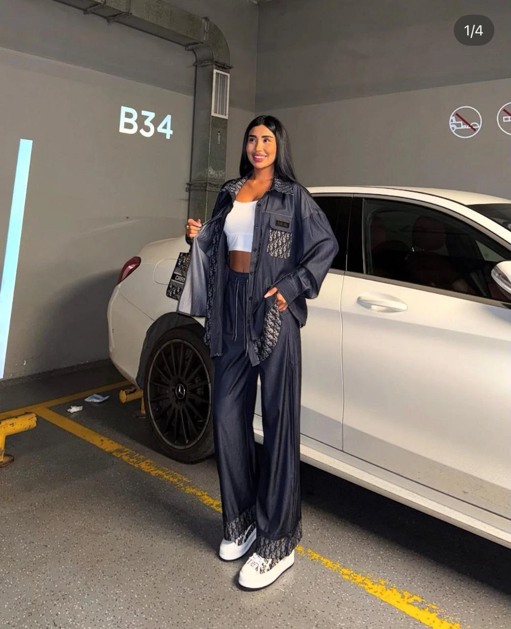 İthal Christian Dior Kot Takım