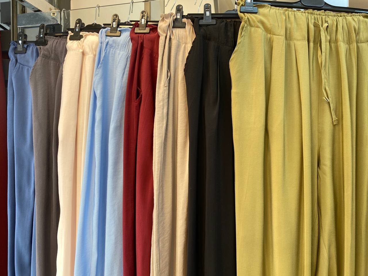 Keten Pantolon Kumas %100 Keten