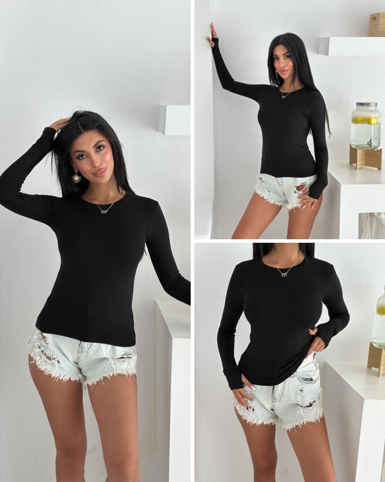 Buzi Kumaş Basic Bluz