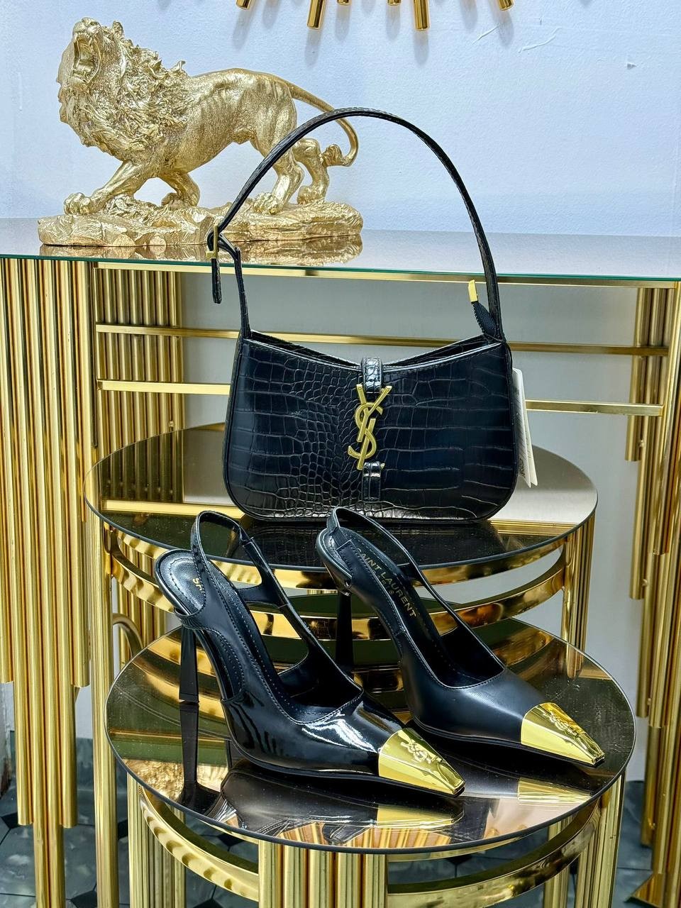 Saint Laurent Çanta Ayakkabı Set