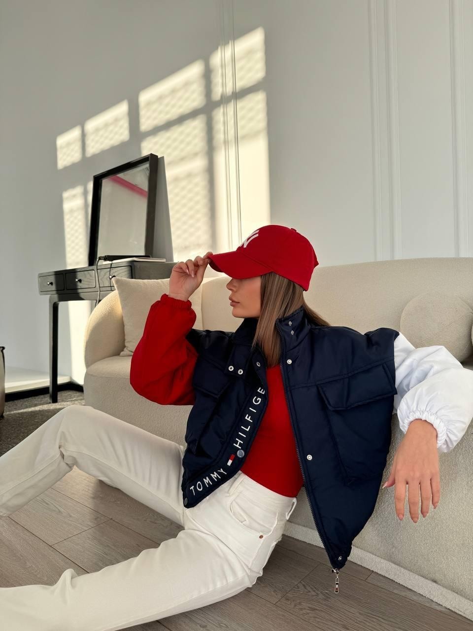 Tommy Hilfiger Şişme Praşüt Kumaş Mont