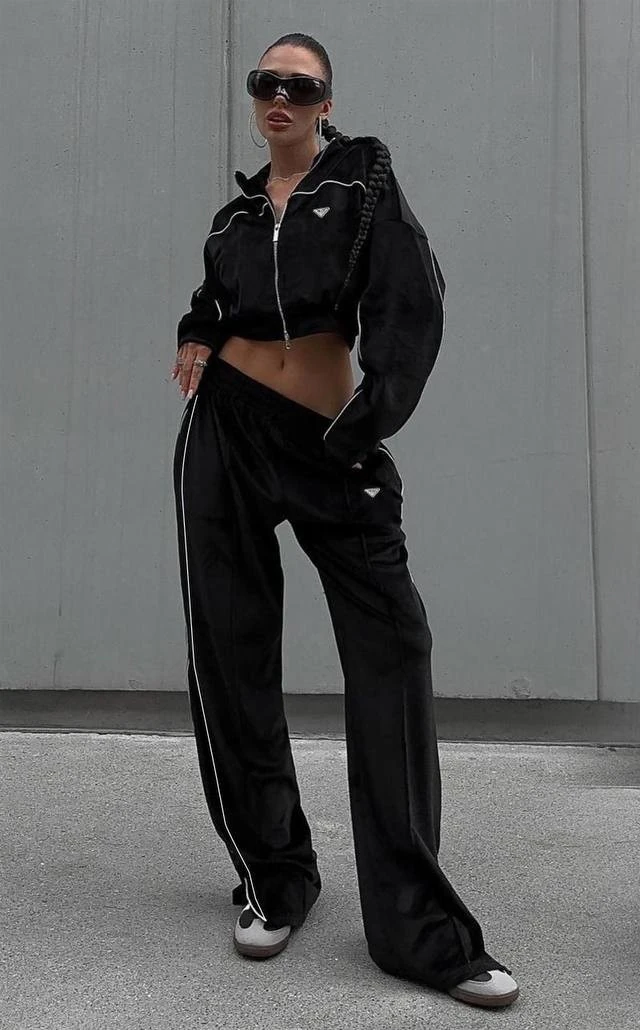 İthal Prada Arma Detaylı Spor Takım