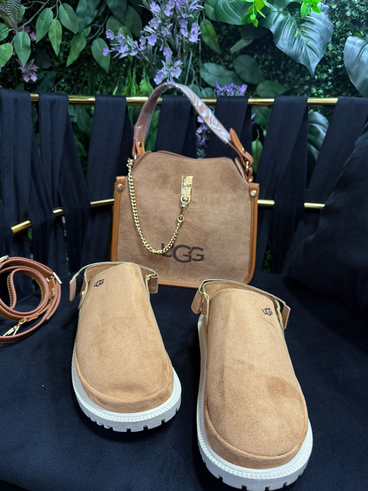 İthal Ugg Çanta Sandalet Set