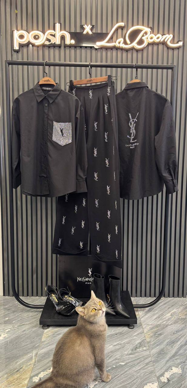 İthal YSL Taşlı Takım
