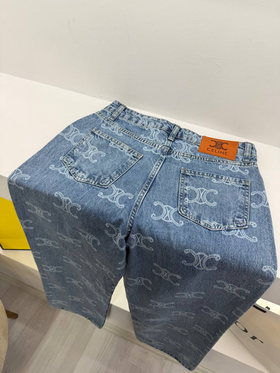 İthal Celine Kot Pantolon