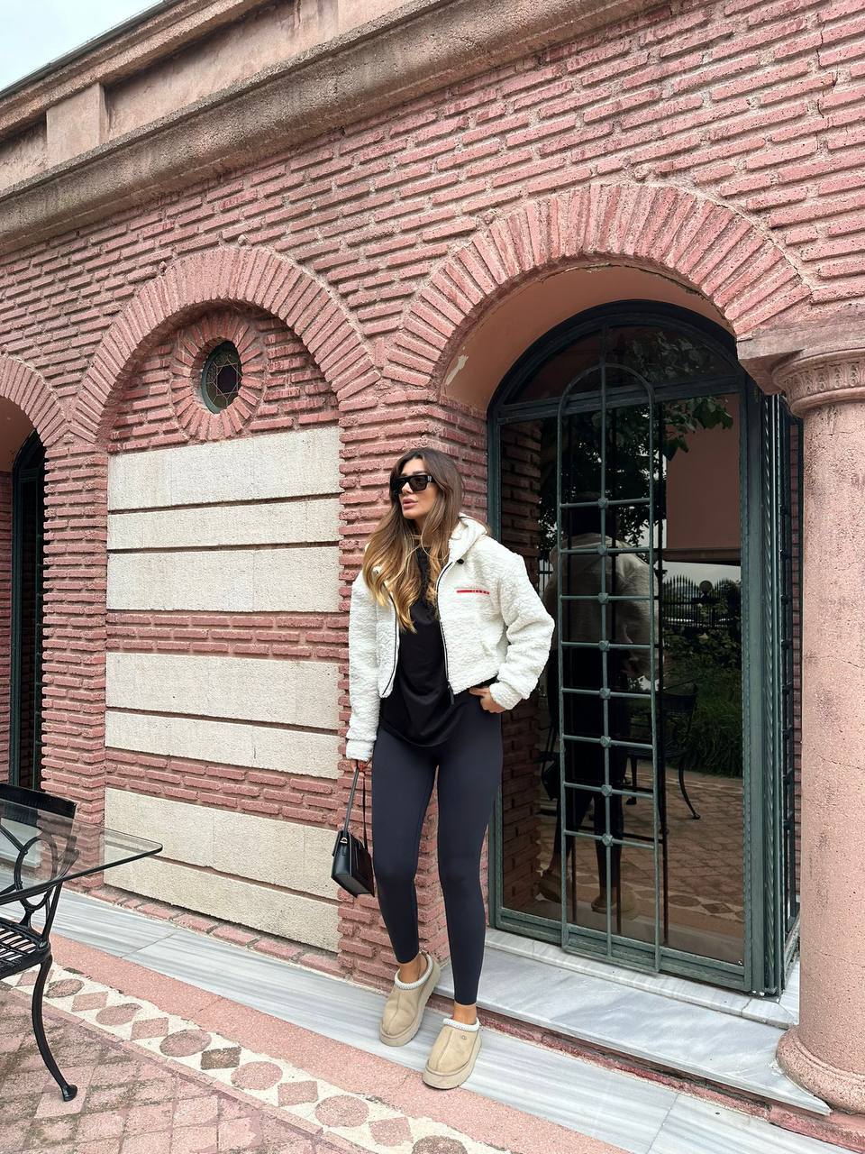 İthal Prada Polarlı Kısa Ceket