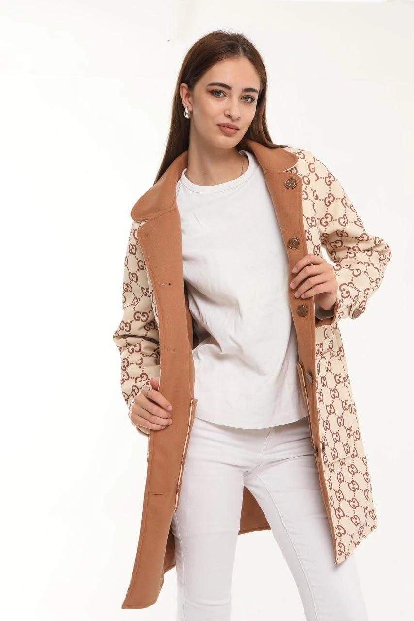 İthal Gucci Çift Taraflı Kaban