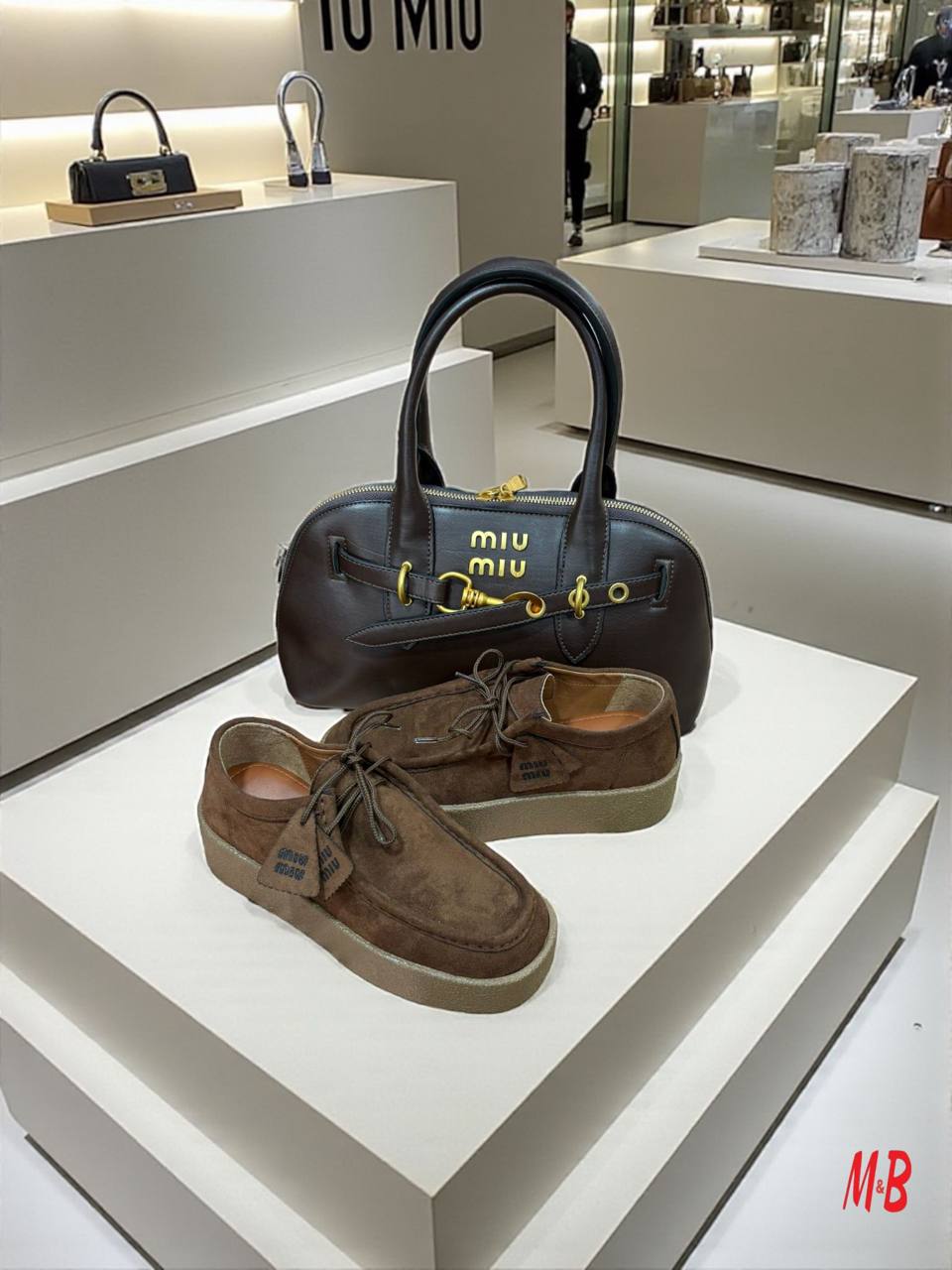 İthal Miu Miu Ayakkabı Çanta Set