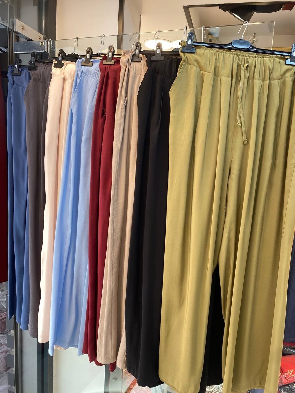 Keten Pantolon Kumas %100 Keten