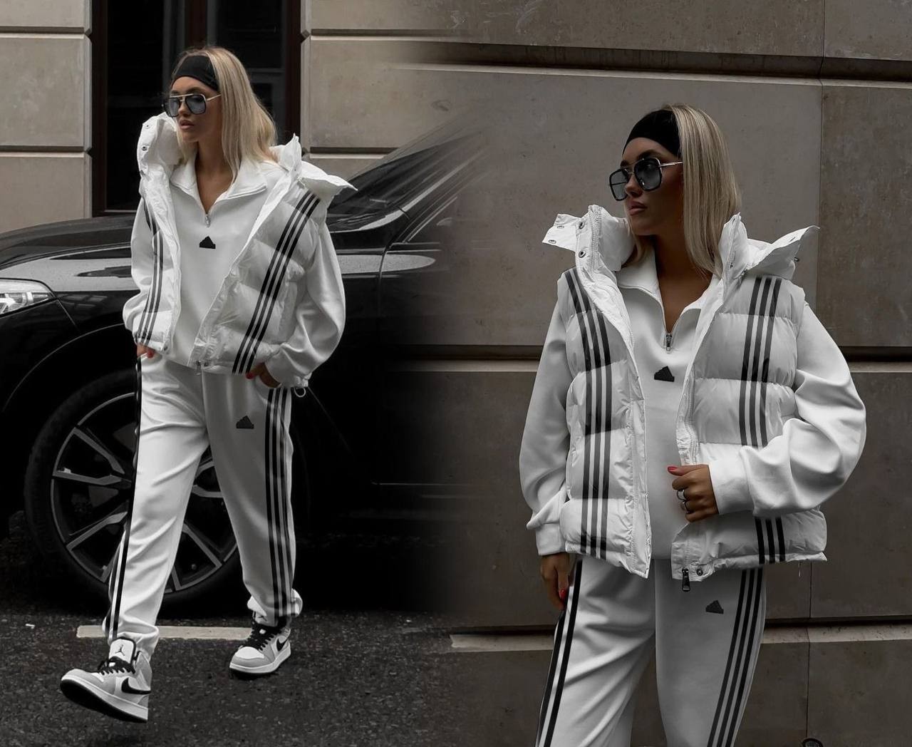 Adidas İthal Kumaş 3 lü Yelek Takım