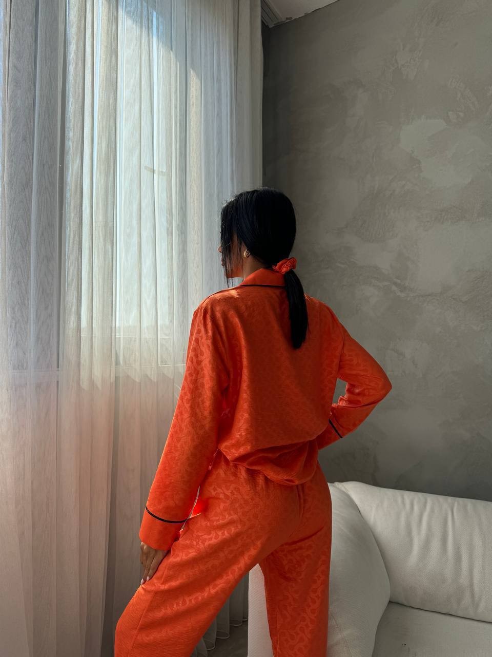 İthal Pamuk Saten Pijama Takımı