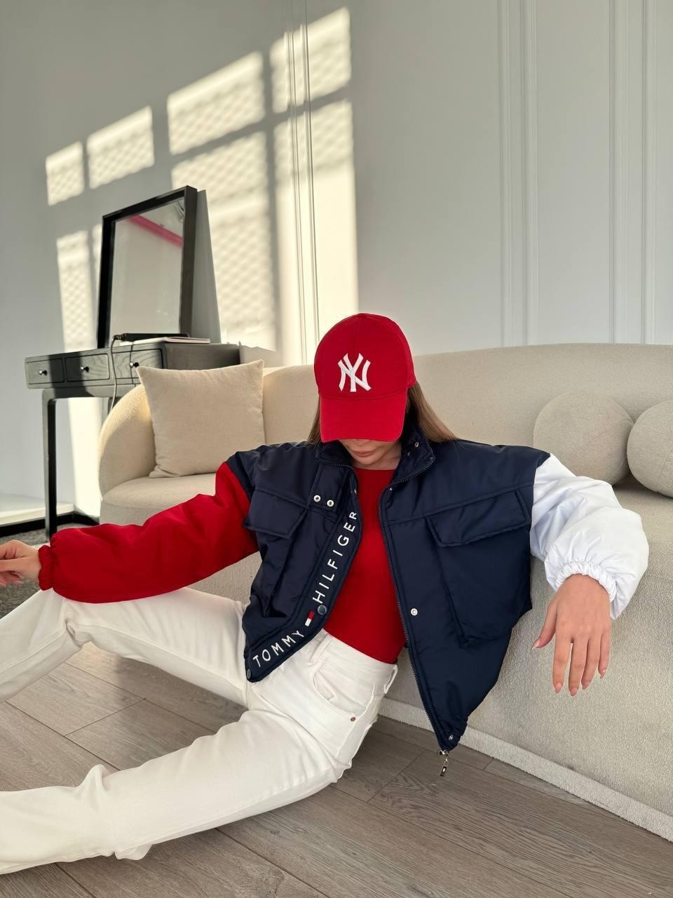 Tommy Hilfiger Şişme Praşüt Kumaş Mont