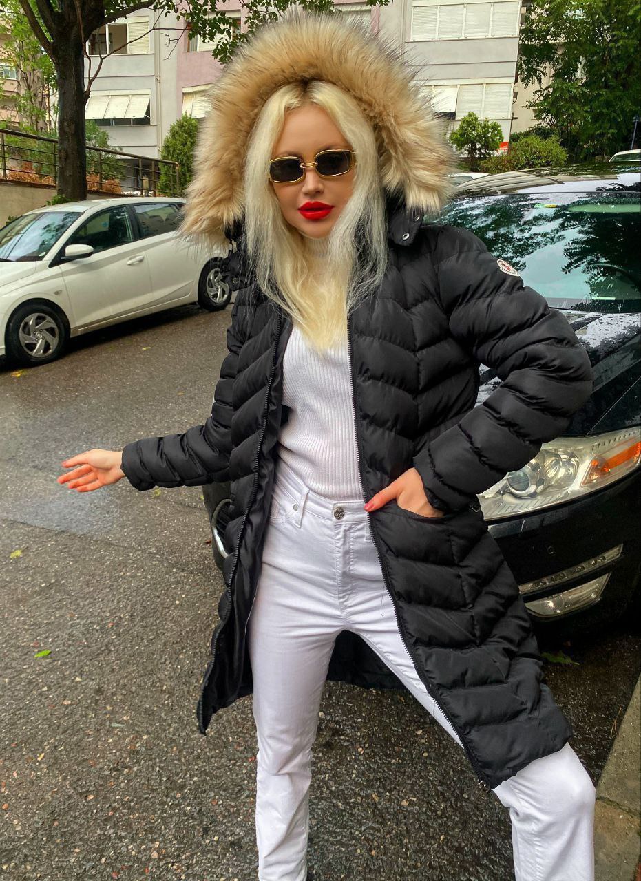 İthal Moncler Uzun Mont