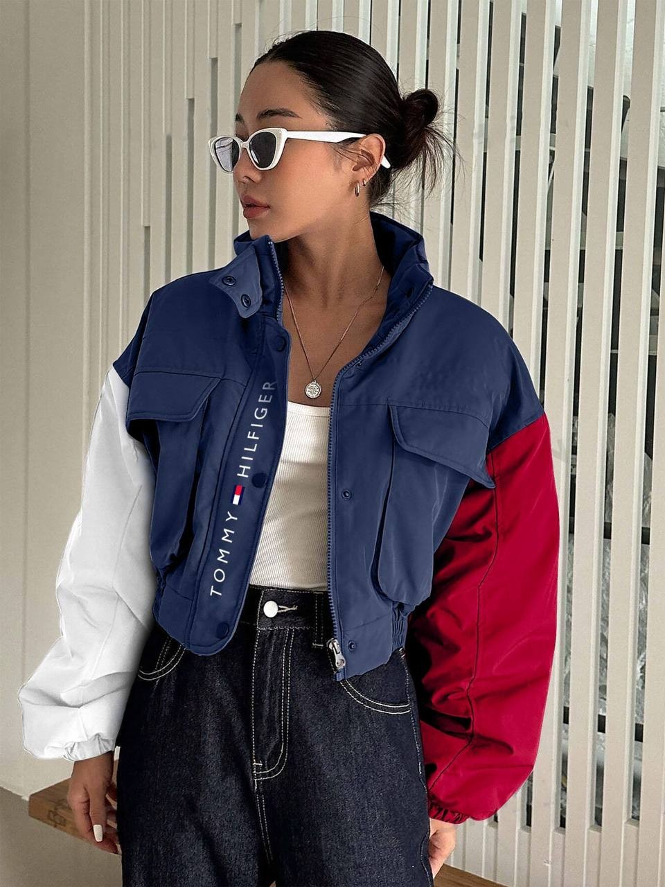 Tommy Hilfiger Şişme Praşüt Kumaş Mont