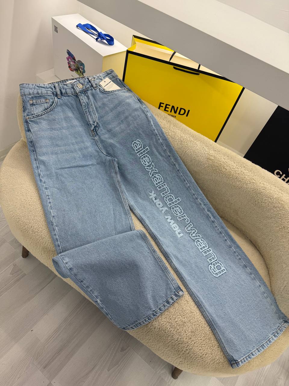 İthal Alexander Wang Kot Pantolon