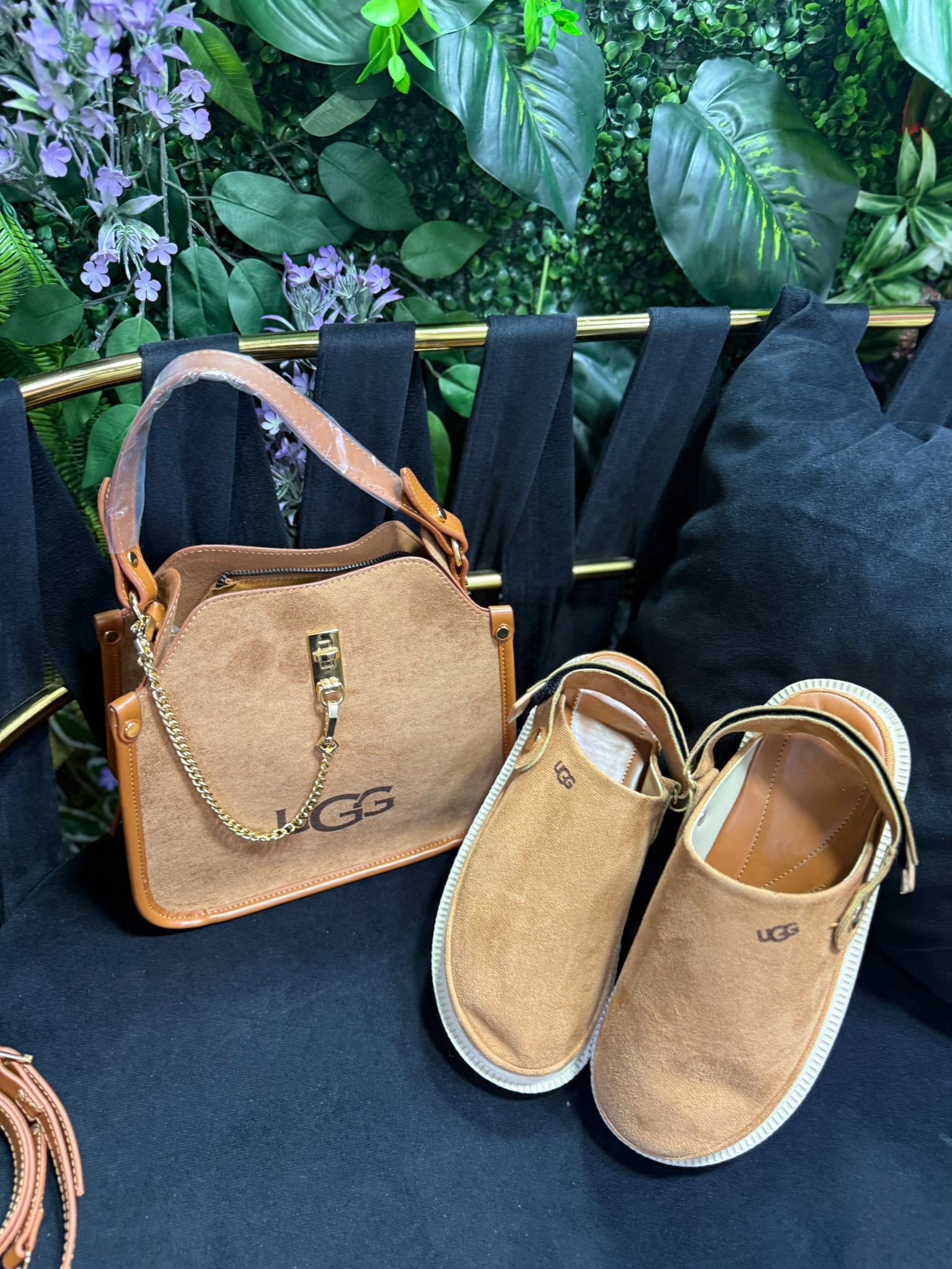 İthal Ugg Çanta Sandalet Set