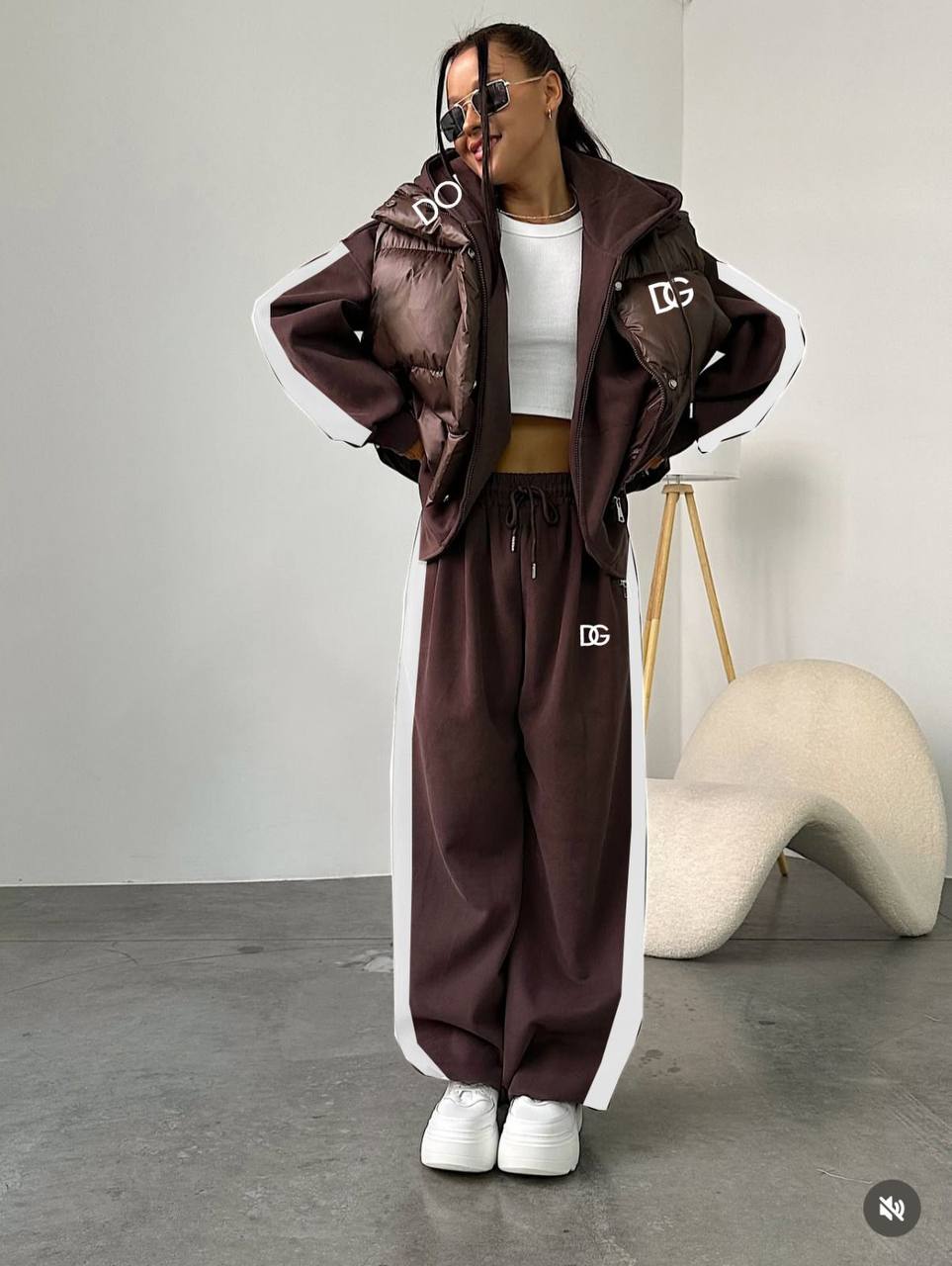 İthal Dolce & Gabanna Şişme Yelek ve Eşofman Takımı