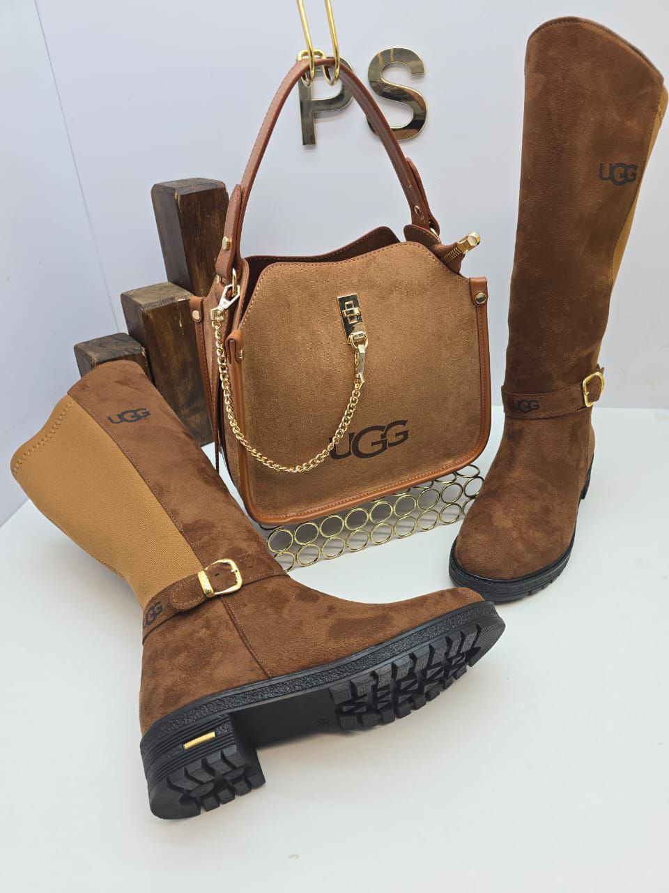 İthal Ugg Çanta Çizme Seti