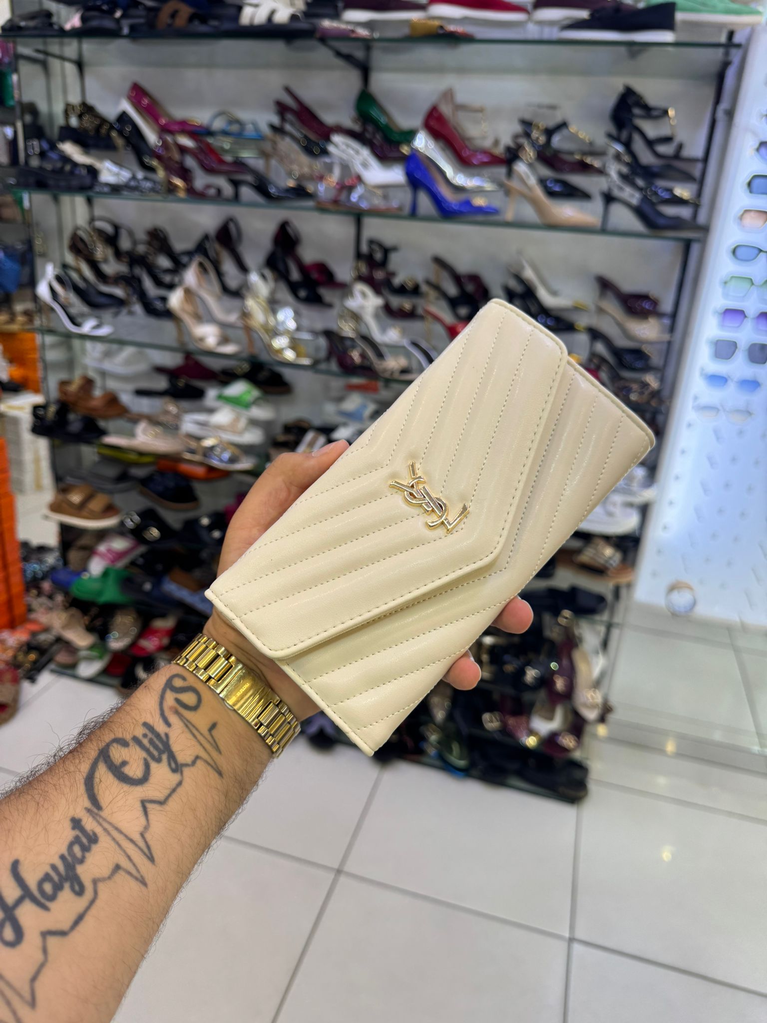 İthal YSL Kadın Cüzdan