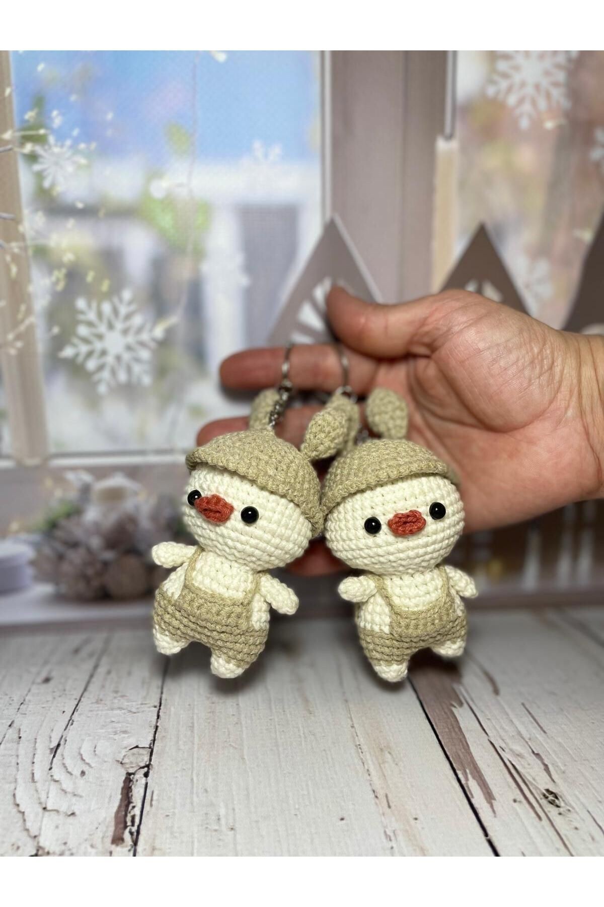 Amigurumi Ördek Anahtarlık