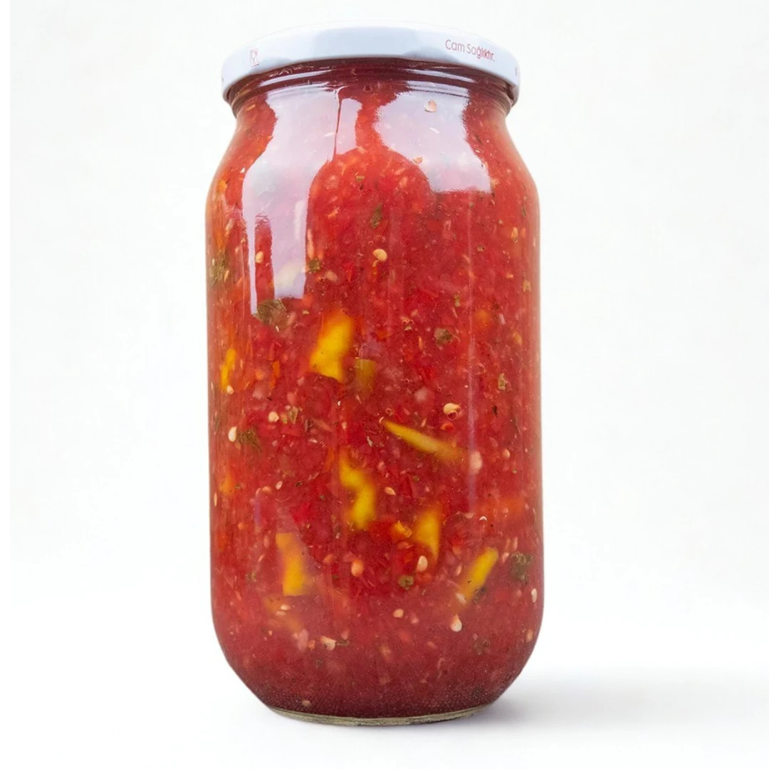 Acısız Ev Yapımı Domates Turşusu | 1000cc Cam Kavanoz – Taze