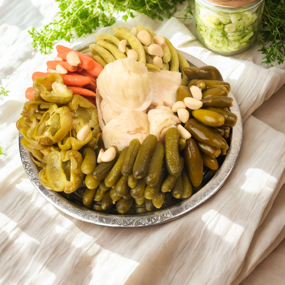 Acılı Karışık Turşu 5'Litre Kavanoz Yeni Mahsul