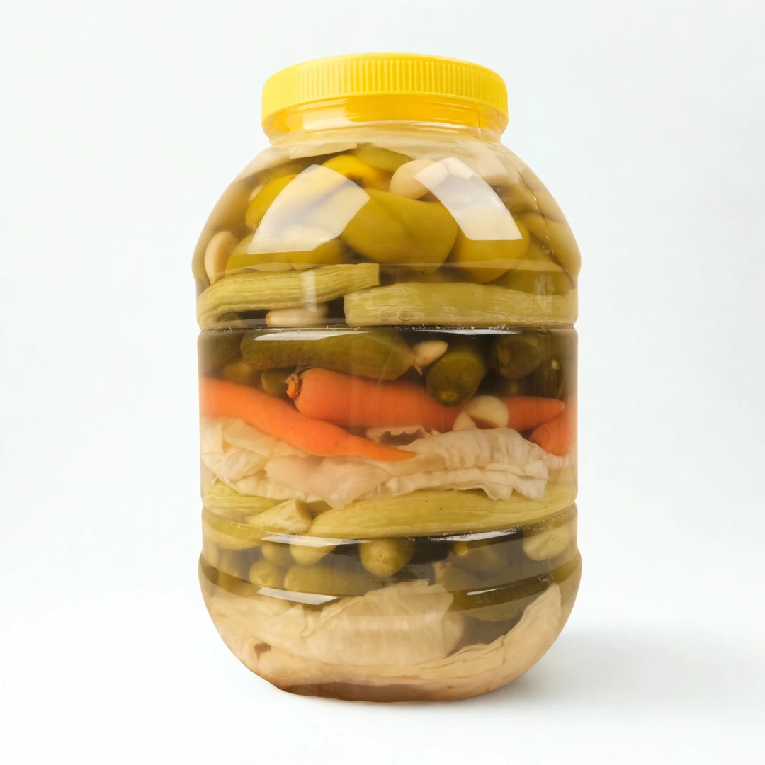 Acılı Karışık Turşu 5'Litre Kavanoz Yeni Mahsul