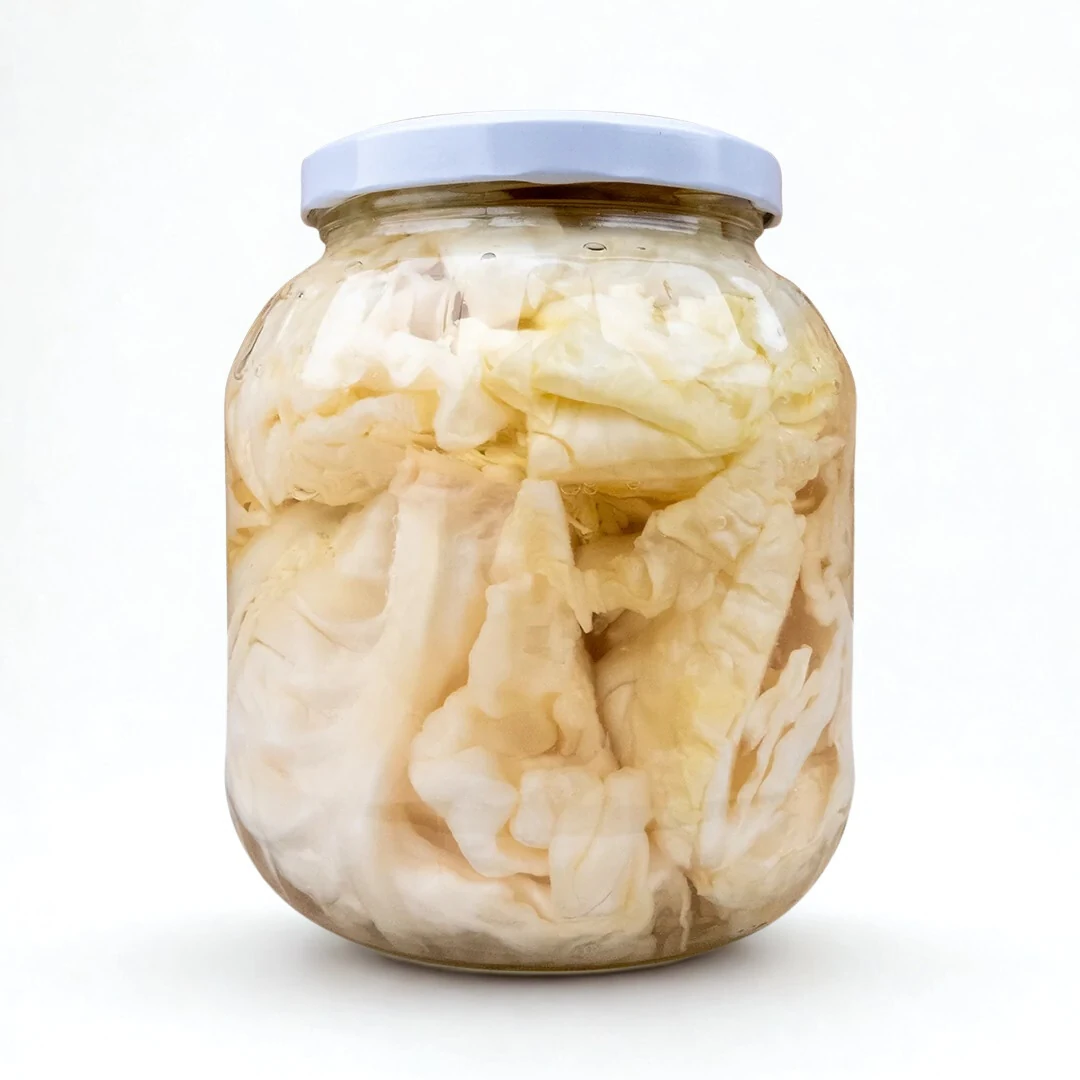 Beyaz Lahana Turşusu 1700cc Cam Kavanoz