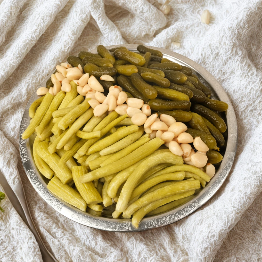 Acur + Kornişon Karışık Turşusu 5 Litre Yeni Mahsul Ev Yapımı