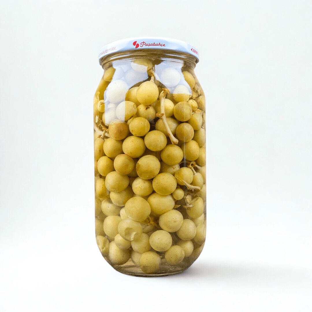 Koruk Turşusu 1000cc Cam Kavanoz Ev Yapımı