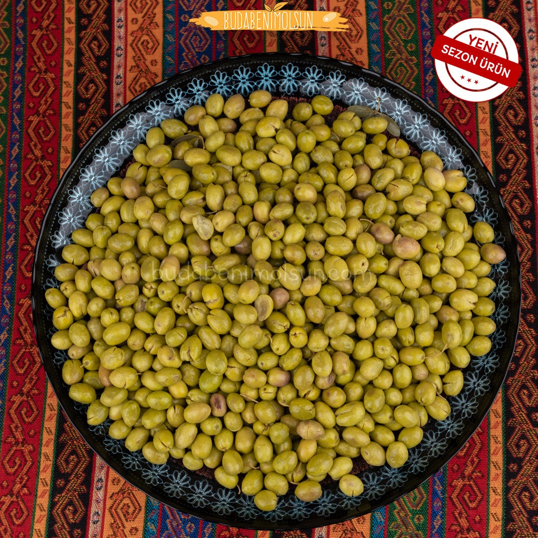 Taş Kırması Yeşil Zeytin Orta Boy İrilikte - 2 Kg